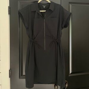 Athleta Black Topspin Utility Dress- 534777